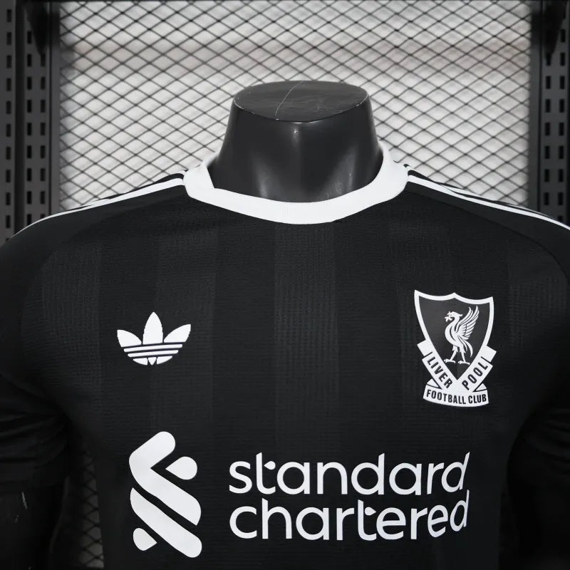 Camiseta Liverpool Portero Visita 2025/26 Versión Jugador