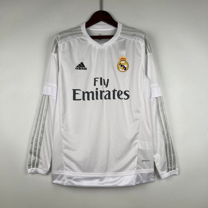 Camiseta Real Madrid Local Manga Larga Retro 2015/16