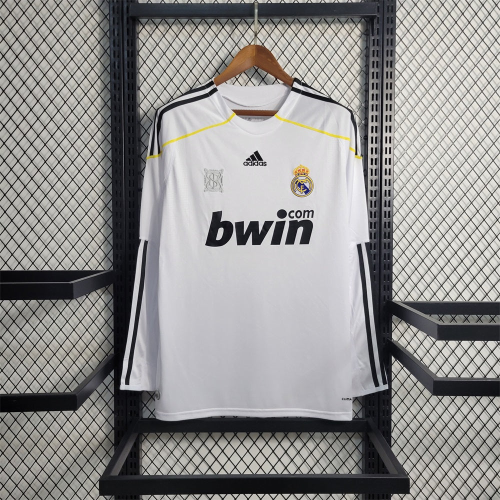 Camiseta Real Madrid Local Manga Larga Retro 2009/10