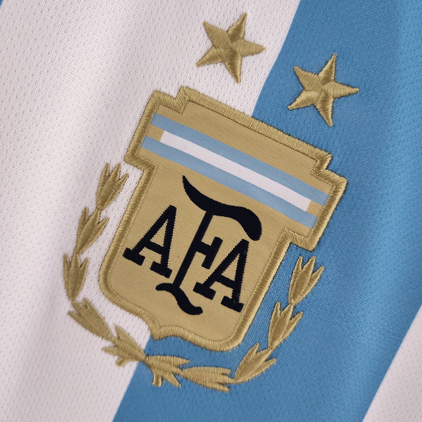 ⚡Envío rápido - Camiseta Argentina 3 estrellas + parche campeón del mundo Local