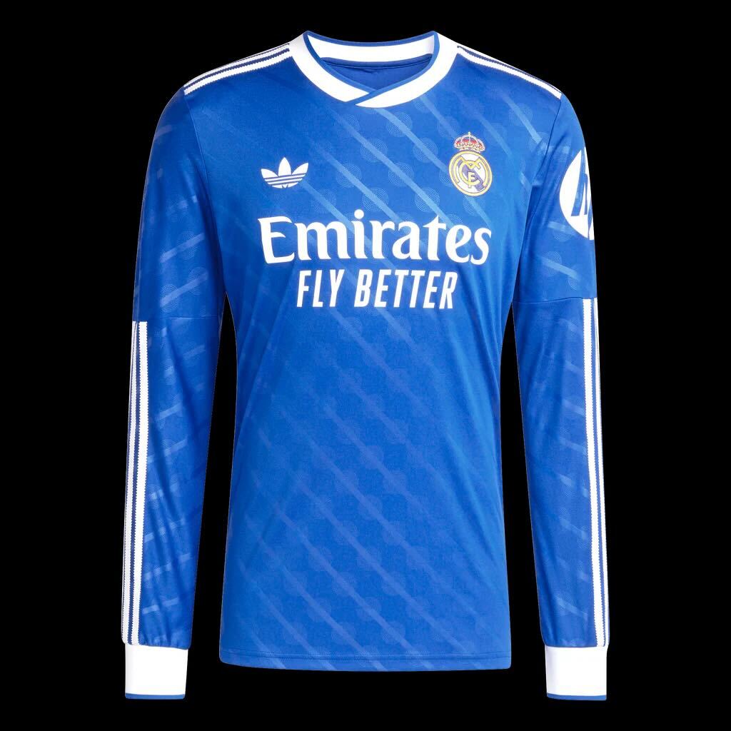 Camiseta Real Madrid Tercera Manga Larga 2025/26 Versión Fan